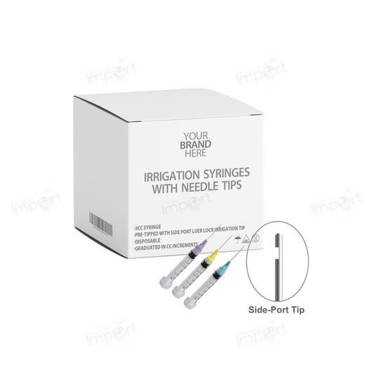 Irrigation Syringes With Needle Tips - Side Port Tip