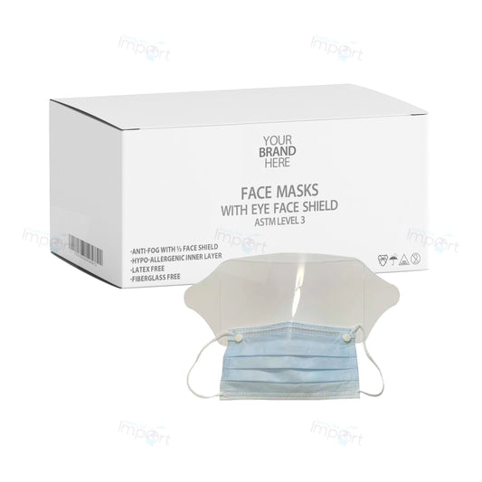 Face Masks with Eye Shield  – ASTM 3