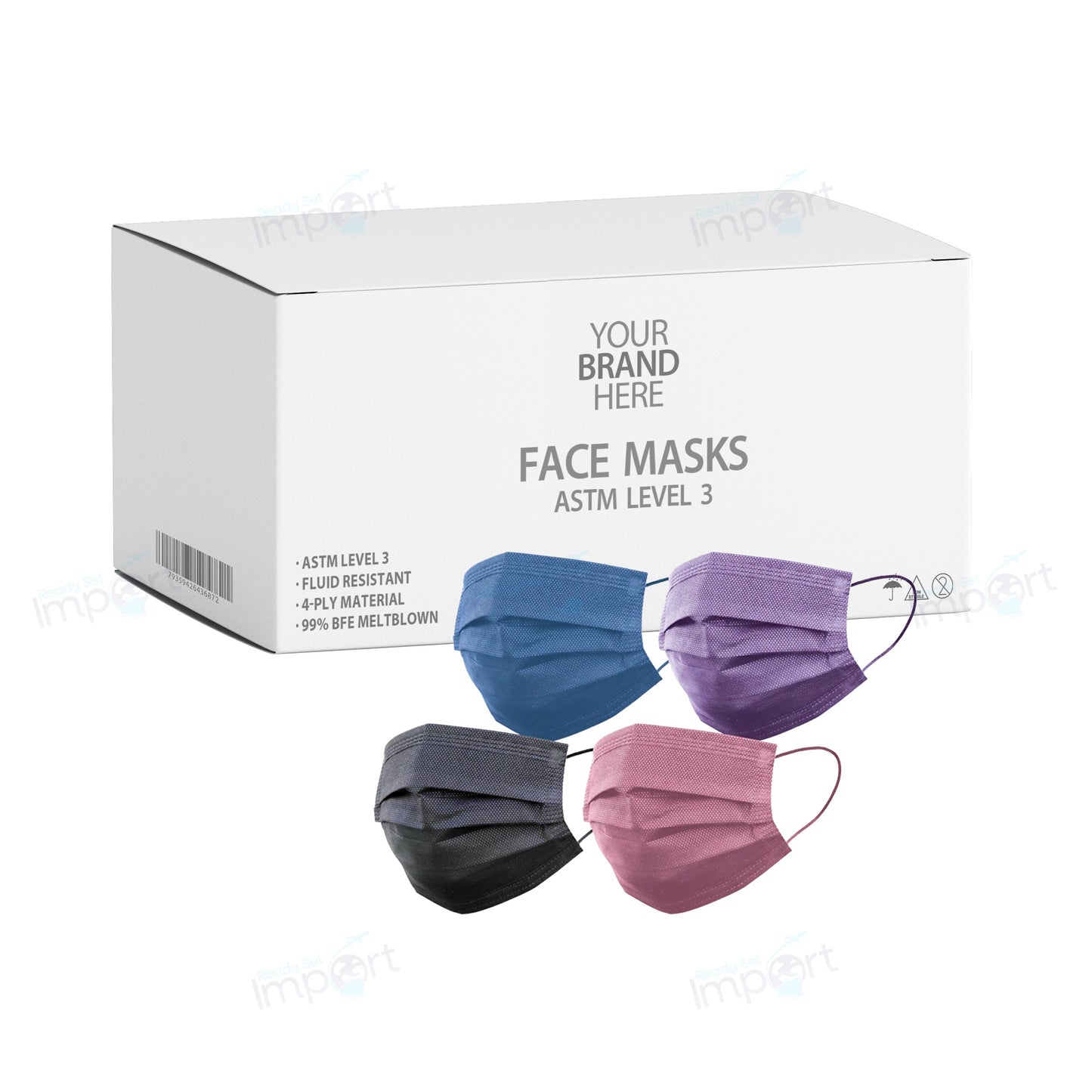 Face Masks 4-PLY ASTM 3