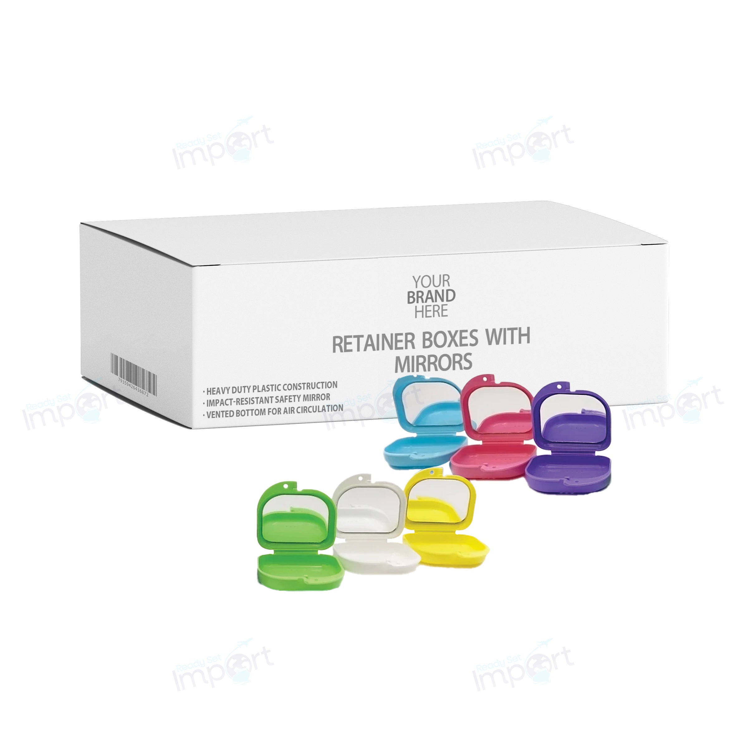 Retainer Boxes with Mirror – Ready . Set . Import
